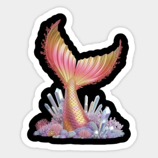 Coral Reef Mermaid Mythical Creature Mermaids Reefs Sticker